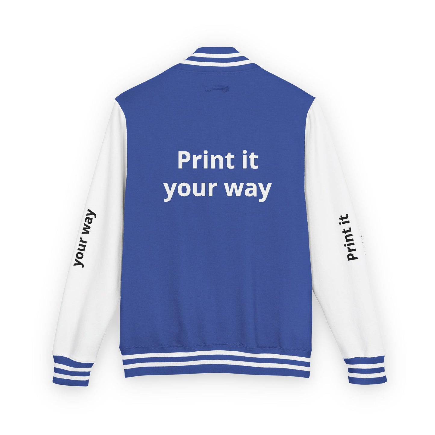 Letterman Jacket — "Print It Your Way" Custom Varsity Jacket