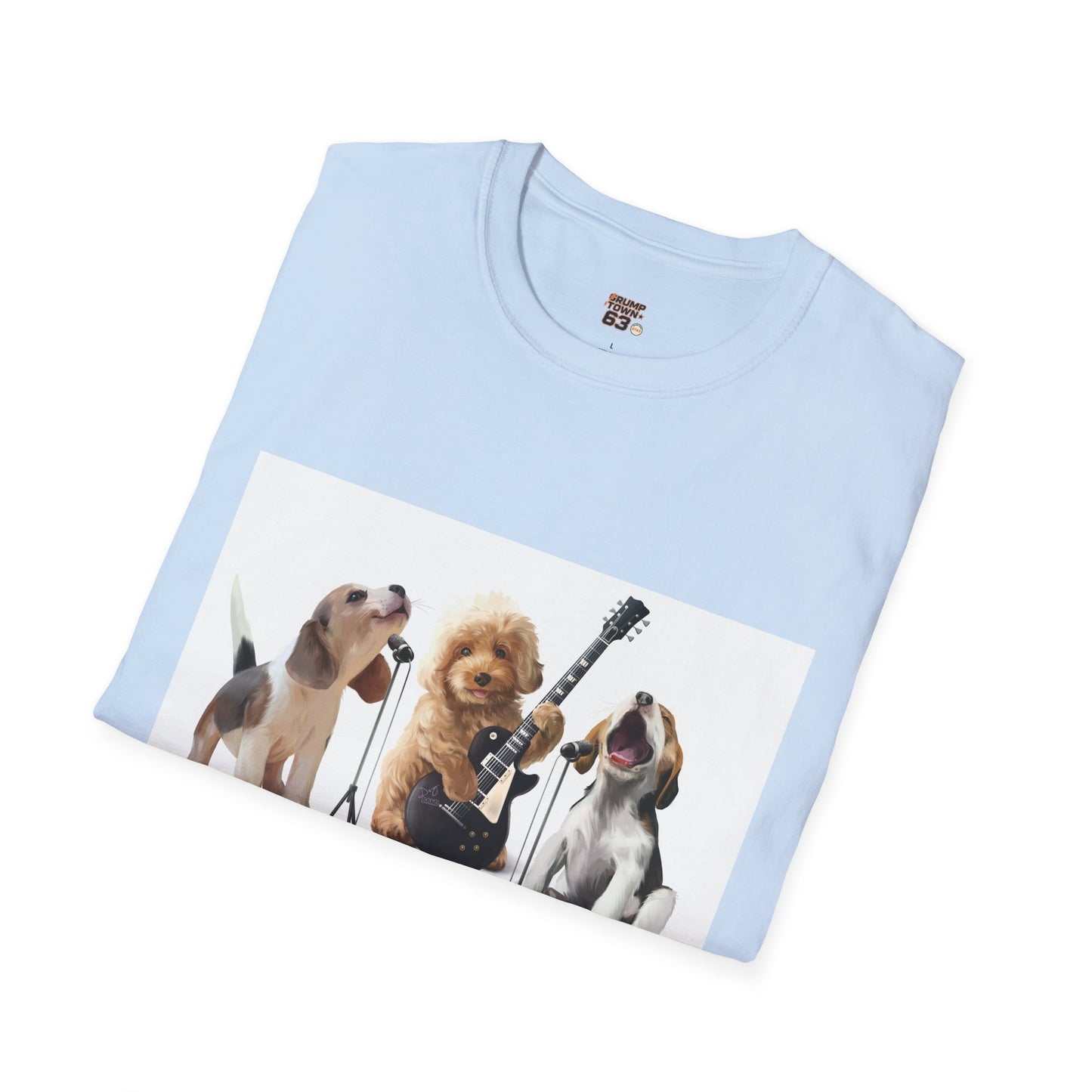 Dog Band T‑Shirt — "Barky & The Bow Wow's" Graphic Tee