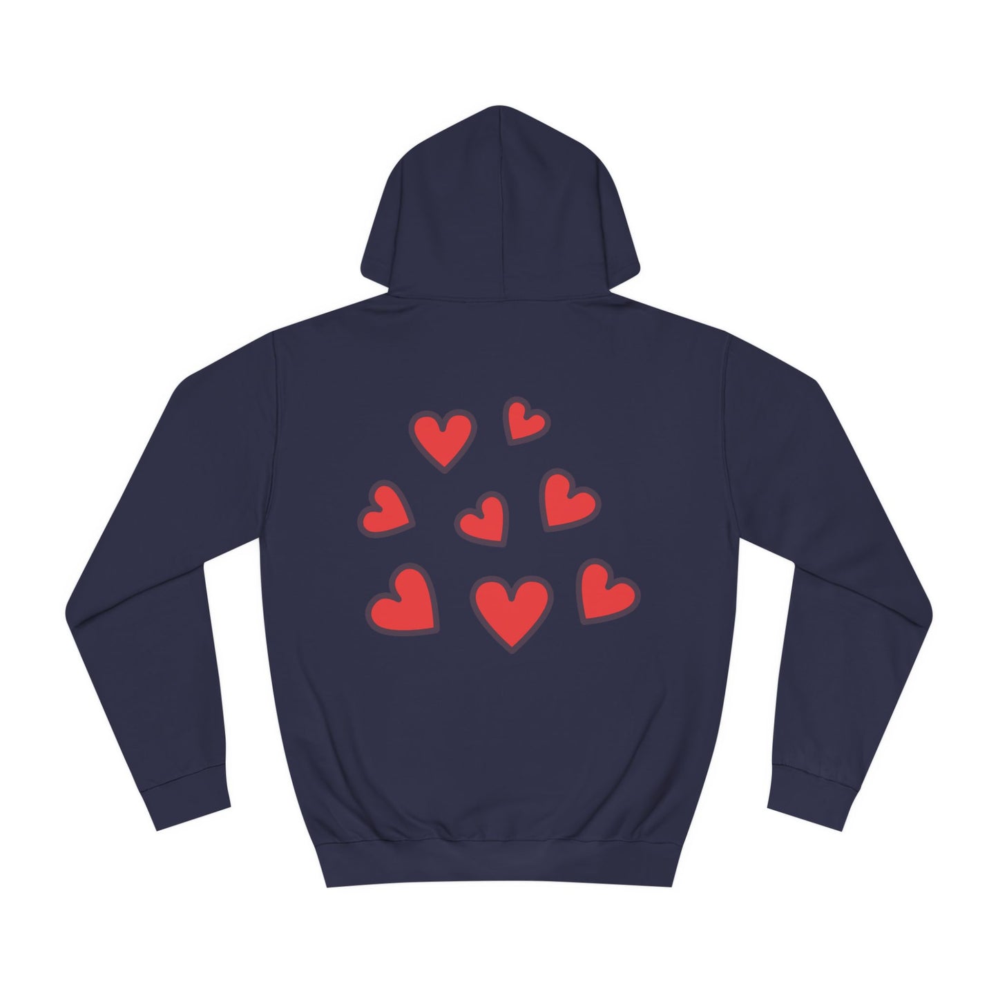 Unisex Heart College Hoodie