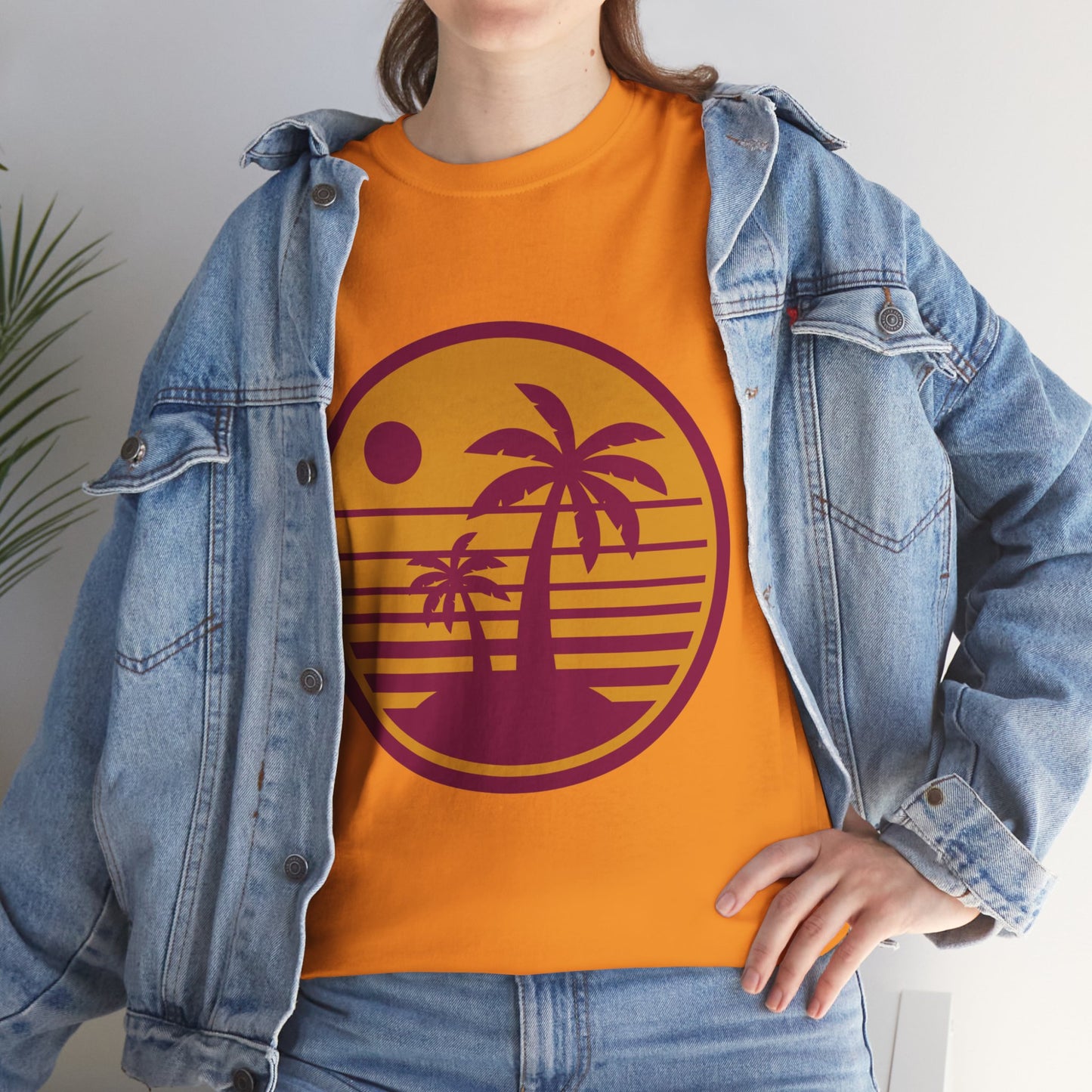 Tropical Island Unisex Heavy Cotton Tee