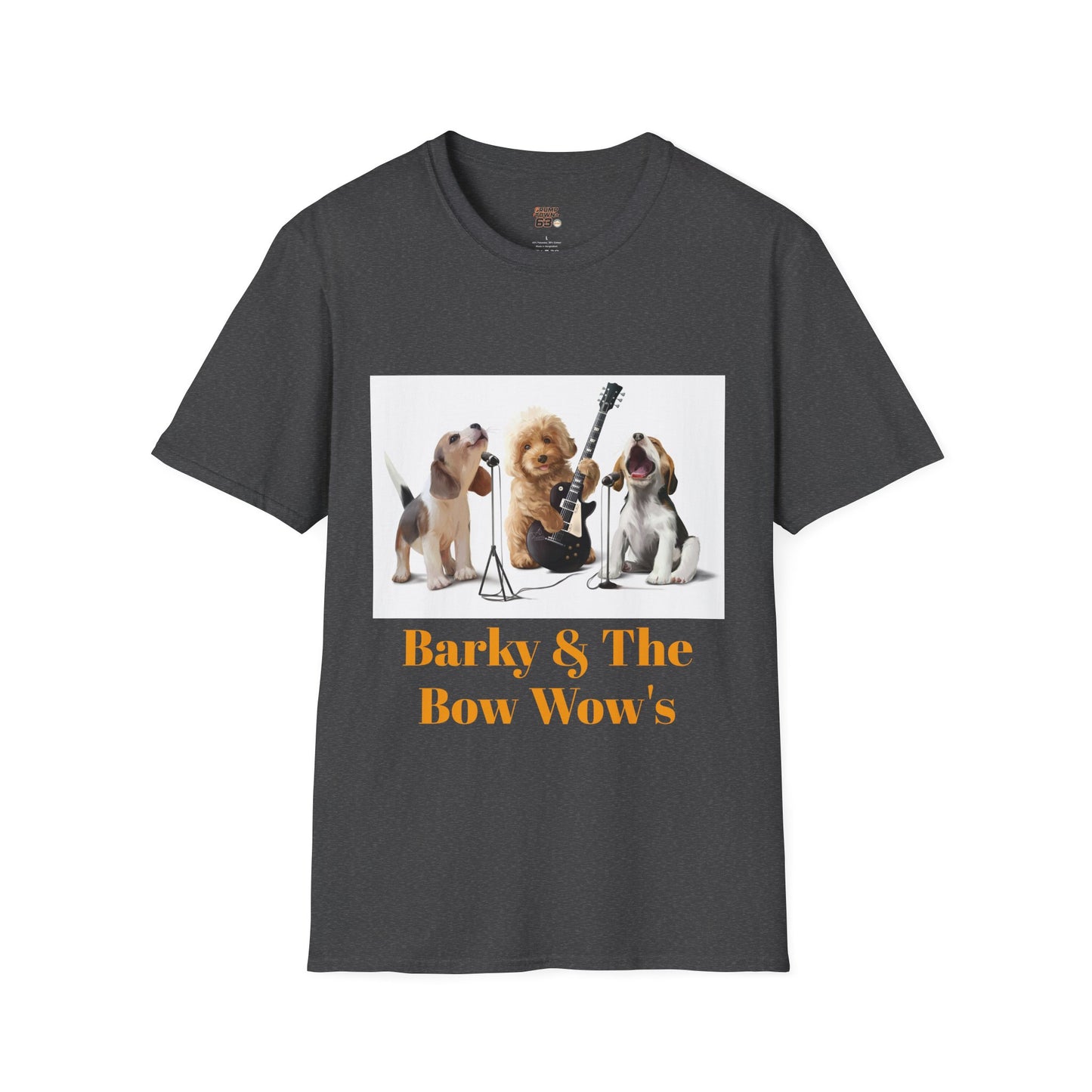 Dog Band T‑Shirt — "Barky & The Bow Wow's" Graphic Tee