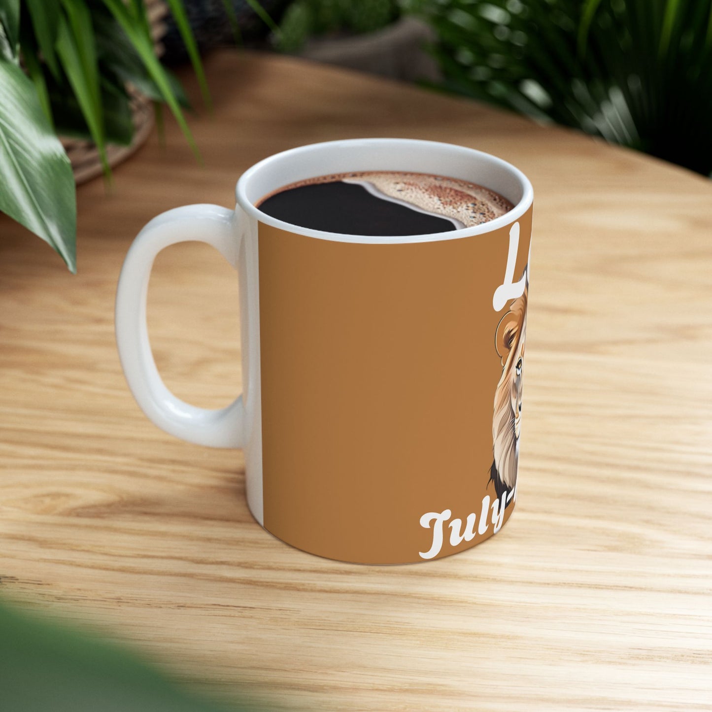 Leo, Ceramic Mugs, (11oz, 15oz) Coffee 1st