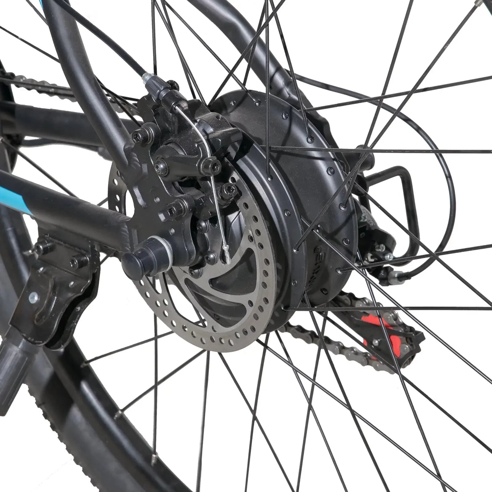 Rockshark Electric Bike Electric Mountain Bike Aluminum 26/27.5 Inch 350W 20MPH Adults E-Bike Shimano 21 Speed Disc Brake Suspension Fork with 36V 10.4Ah Removable Battery