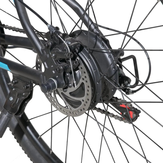 Rockshark Electric Bike Electric Mountain Bike Aluminum 26/27.5 Inch 350W 20MPH Adults E-Bike Shimano 21 Speed Disc Brake Suspension Fork with 36V 10.4Ah Removable Battery