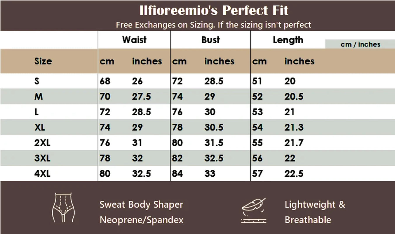 Plus Size Waist Trainer Women Gaine Ventre Plat Sweat Vest Sauna Shapewear Body Shaper Weight Loss Neoprene Tummy Slim Gaine