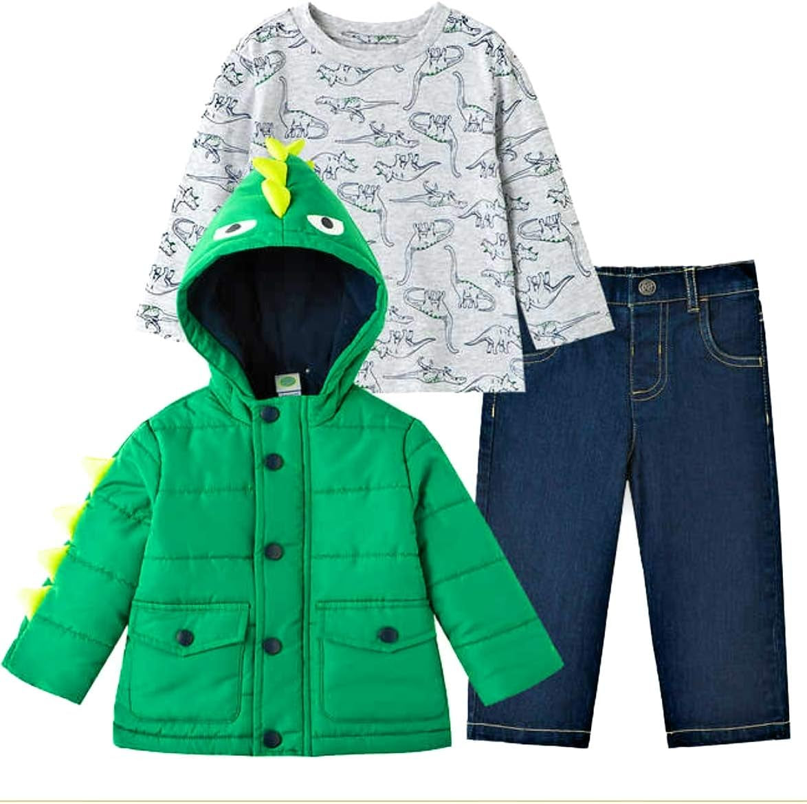 Little Me Kids 3-Piece Jacket Pants Shirt Set