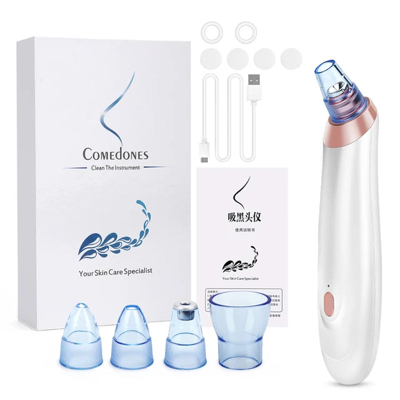 Face Nose Acne Black Dot Pimple Blackhead Remover Electric Blackhead Vacuum Cleaner Pore Blackhead Skin Care Tool Pimple Machine