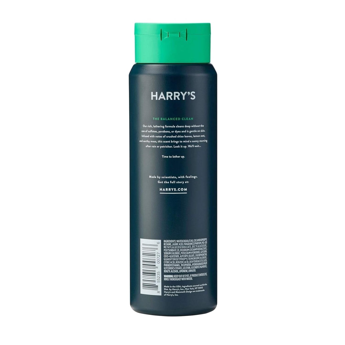 Harry'S Men'S Body Wash - Shiso - 16 Fluid Ounce, Pack of 4 (Packaging May Vary)